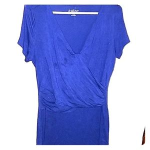 Navy Blue Nursing Top